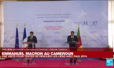 REPLAY - Le président camerounais Paul Biya accueille son homologue français Emmanuel Macron