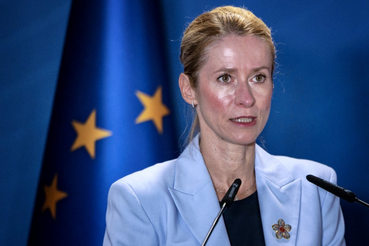 Kaja Kallas à Pasay, aux Philippines, le 24 juillet 2026. ( POOL / EZRA ACAYAN )