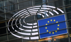 Le Parlement européen à Bruxelles, le 24 février 2025 ( AFP / JOHN THYS )