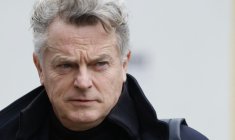 Le patron du Parti communiste français Fabien Roussel à l'Élysée à Paris le 20 février 2025 ( AFP / LUDOVIC MARIN )