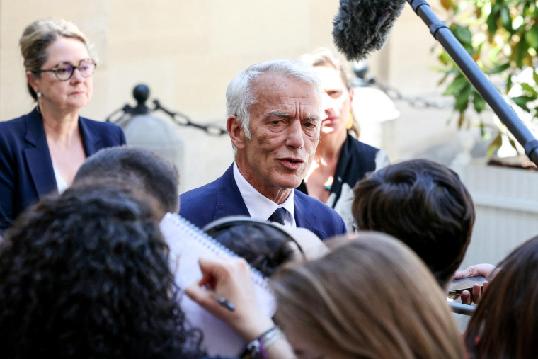 Patrick Martin, président du (MEDEF) après une rencontre avec le Premier ministre à Matignon à Paris, le 24 juin 2025. ( AFP / ALAIN JOCARD )