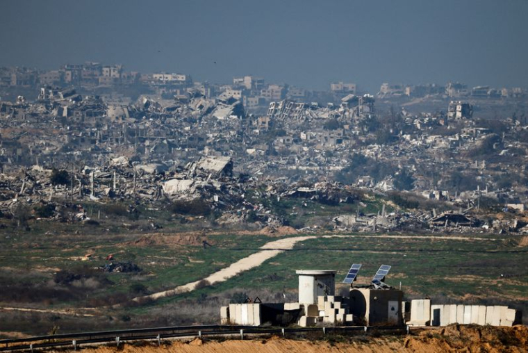 Des bâtiments en ruine dans le nord de Gaza