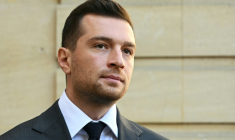 Le président du RN Jordan Bardella le 30 avril 2025, à Paris ( AFP / Bertrand GUAY )
