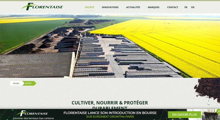 Le spécialiste des terreaux souhaiterai lever 28 millions d'euros pour rembourser l'essentielle de leur dette. (© La Florentaise)