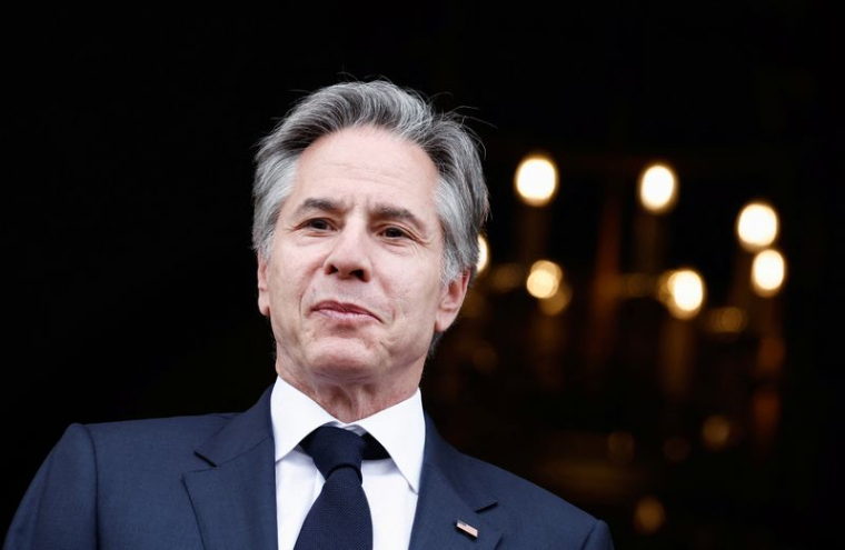 Le secrétaire d'État américain Antony Blinken en visite à Paris