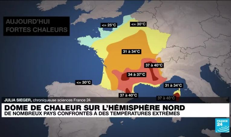 Pourquoi l’Europe se retrouve-t-elle écrasée par la chaleur cet été ?