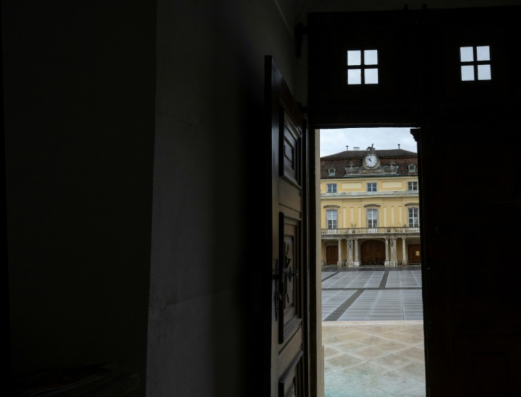 Le siège de l'institut IIASA dans un palais autrichien à Laxenburg, près de Vienne, le 12 septembre 2025 ( AFP / Joe Klamar )