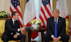 MACRON ET TRUMP SONT CONVENUS D'UNE COORDINATION AU G7 FACE AU CORONAVIRUS