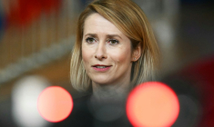 La cheffe de la diplomatie de l'Union européenne Kaja Kallas à son arrivée au sommet européen du 22 janvier 2026 à Bruxelles ( AFP / NICOLAS TUCAT )