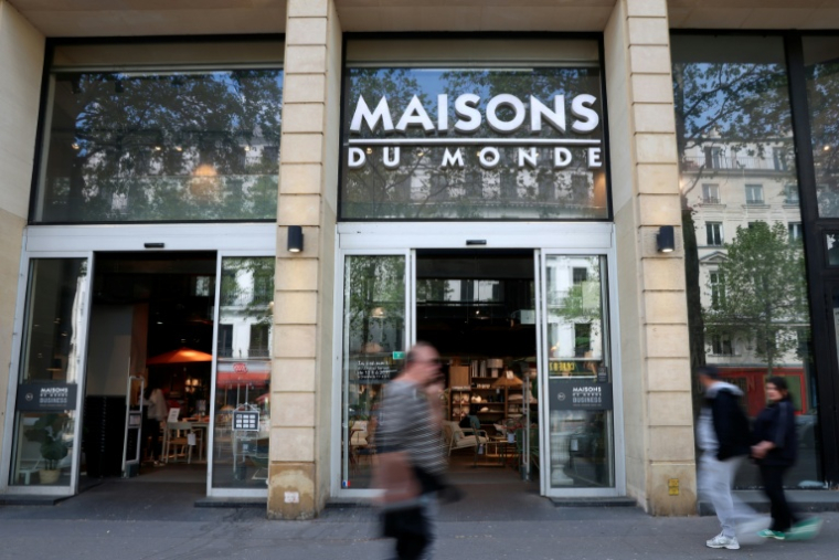 Un magasin "Maisons du Monde", le 18 avril 2026 à Paris ( AFP / ALAIN JOCARD )