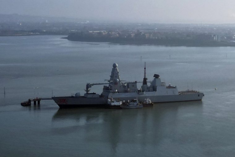 Le destroyer HMS Dragon. (illustration) ( AFP / JUSTIN TALLIS )