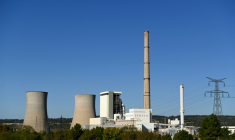 La centrale thermique de Provence, à Gardanne, le 26 octobre 2021 ( AFP / Nicolas TUCAT )