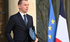 Le ministre du Travail Olivier Dussopt le 7 décembre. ( AFP / EMMANUEL DUNAND )