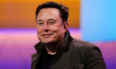 Photo d'archives d'Elon Musk lors de la convention de jeux E3 à Los Angeles