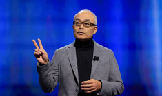 Hiroki Totoki à Las Vegas, aux États-Unis, le 29 janvier 2025. ( AFP / IAN MAULE )