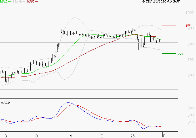 OVH GROUPE : Attendre un test du support