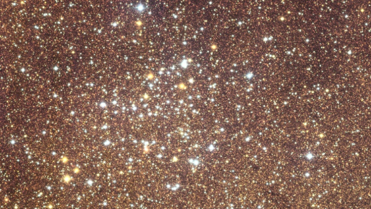 Image diffusée le 23 juin 2026 par l'Agence spatiale européenne et prise le 23 mars 2025 pendant 26 heures par la caméra optique VIS de la sonde Euclid, montre le centre de notre Voie lactée ( EUROPEAN SPACE AGENCY / Handout )