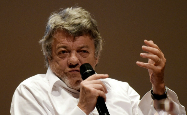 Jean-Louis Borloo le 27 juin 2025, à Valenciennes, dans le Nord ( AFP / FRANCOIS LO PRESTI )