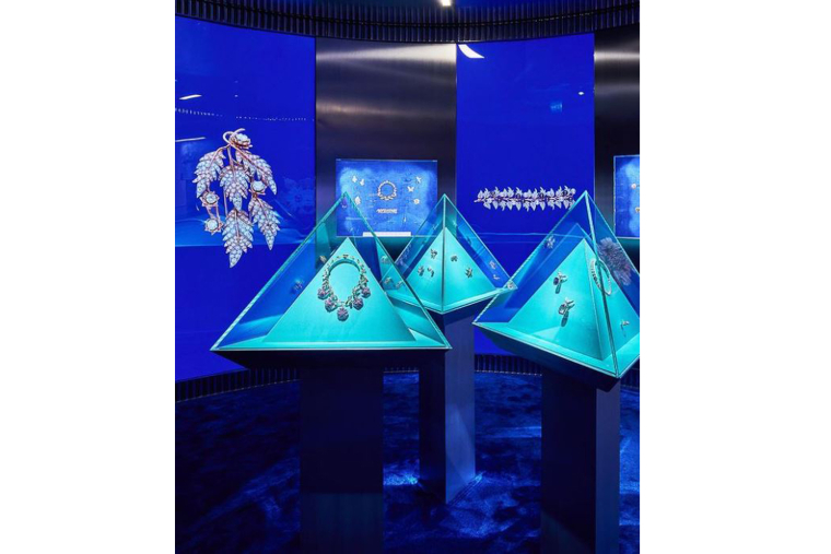 Tiffany dévoile un pop-up avenue Montaigne. Crédit photo : capture Instagram @tiffanyandco