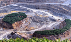 La mine de cuivre à ciel ouvert à Dexing, dans la province centrale du Jiangxi en Chine, photo prise le 17 mai 2025. ( AFP / - )
