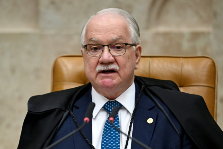 Le président de la Cour suprême (STF) du Brésil, Edson Fachin, le 2 septembre 2026 à Brasilia ( AFP / Evaristo Sa )