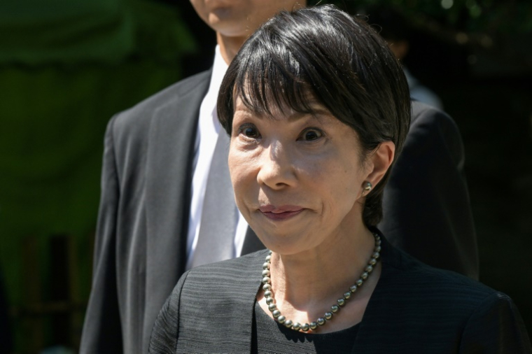 Sanae Takaichi du Parti libéral-démocrate (PLD), le 15 août 2025 à Tokyo ( AFP / Richard A. Brooks )