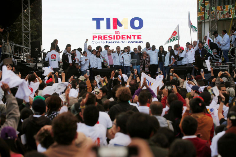 LES FARC LANCENT LEUR PREMIÈRE CAMPAGNE ÉLECTORALE EN COLOMBIE
