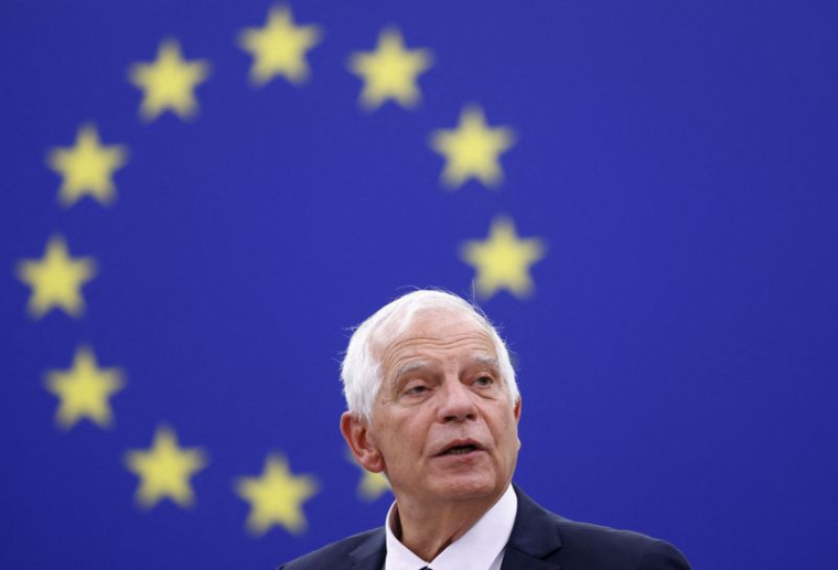 Le chef de la politique étrangère de l'UE, Josep Borrell, à Strasbourg