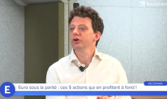 Euro sous la parité : ces 5 actions qui en profitent à fond !