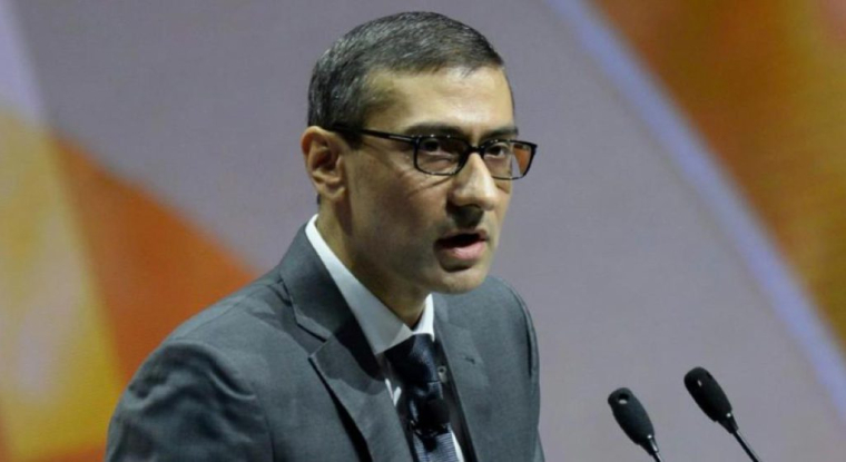 Le directeur général de Nokia, Rajeev Suri. (© V. Moilanen / AFP)