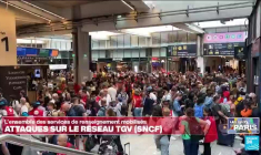 France : le réseau TGV mis à genoux par des actes de sabotage