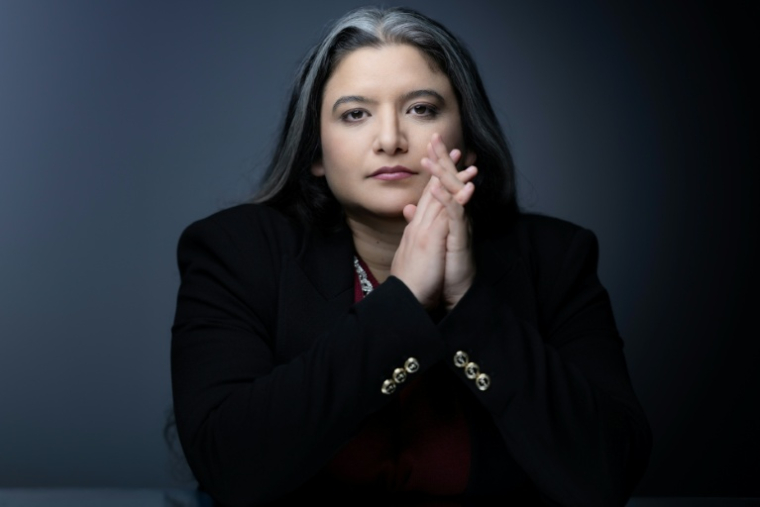 La docteure en pharmacie franco-tunisienne Leïla Chaouachi à Paris, le 30 janvier 2026 ( AFP / Joel Saget )