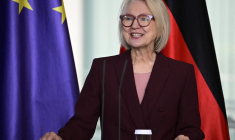 Monika Schnitzer, Présidente du Conseil allemand des experts économiques, à Berlin le 12 novembre 2025. ( AFP / TOBIAS SCHWARZ )
