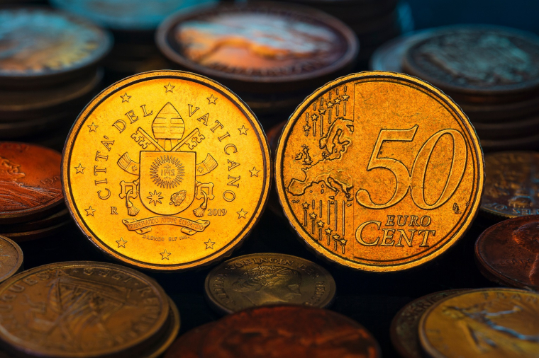 Des petites pièces de grande valeur - les pièces de 2€ du Vatican
