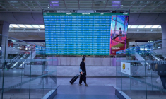 A l'aéroport Roissy Charles de Gaulle (CDG), près de Paris, le 12 mai 2025 ( AFP / Kiran RIDLEY )