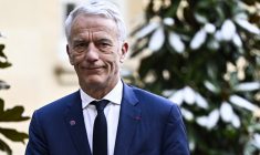 Patrick Martin, président du Medef, le 18 janvier 2024, à Paris ( AFP / JULIEN DE ROSA )