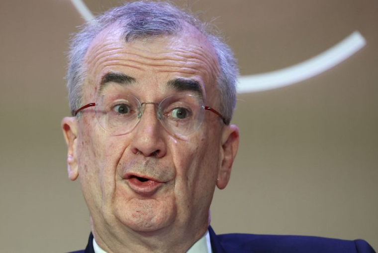 François Villeroy de Galhau lors de la 55e réunion annuelle du Forum économique mondial (WEF) à Davos