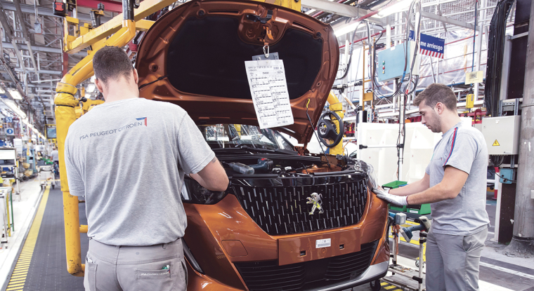 Les perturbations de la chaîne d'approvisionnement continuent de peser sur la production automobile: en mai, les immatriculations de voitures neuves de Stellantis ont reculé de 9,8% en France par rapport à mai 2021. (© Peugeot)