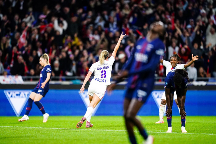 D1 Arkema : OL Lyonnes prend la tête en écrasant le PSG