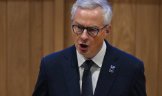 Bruno Le Maire, à Bletchley Park (Royaume-Uni), le 2 novembre 2023 ( AFP / JUSTIN TALLIS )