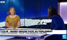 Italie : Mario Draghi appelle à un nouveau "pacte" pour sauver son gouvernement