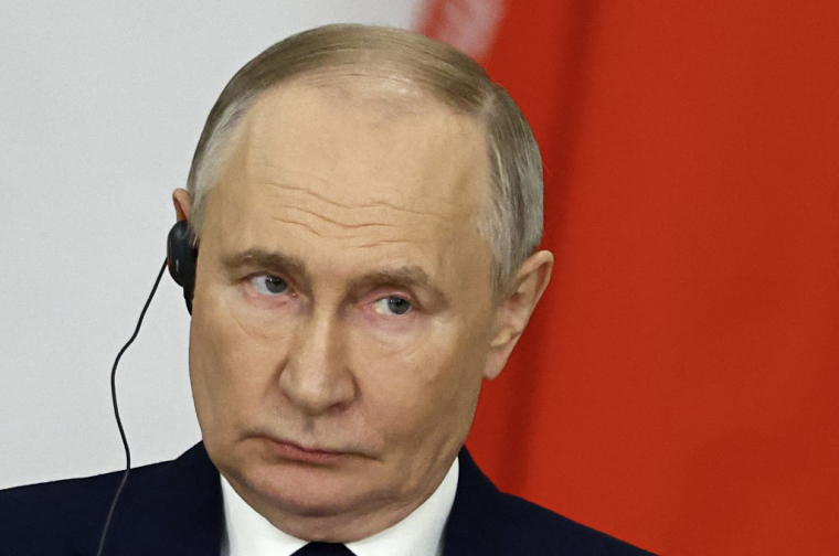 Vladimir Poutine, le 17 janvier 2025, à Moscou ( POOL / EVGENIA NOVOZHENINA )