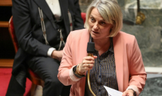 La ministre de la Santé, Stéphanie Rist, à Paris le 7 janvier 2026 ( AFP / Ludovic MARIN )