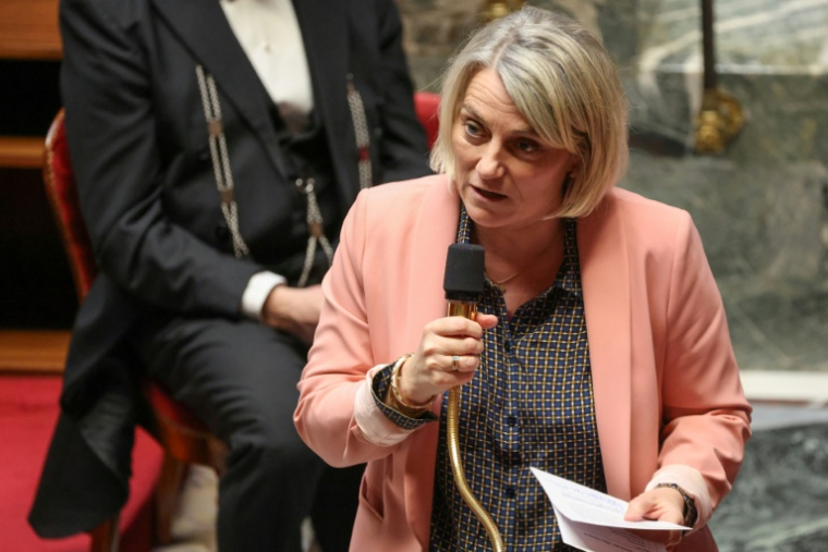 La ministre de la Santé, Stéphanie Rist, à Paris le 7 janvier 2026 ( AFP / Ludovic MARIN )