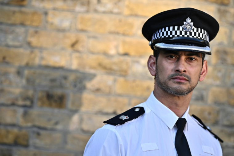 Le commissaire Gareth Gilbert à Londres, le 25 avril 2026 ( AFP / Ben STANSALL )