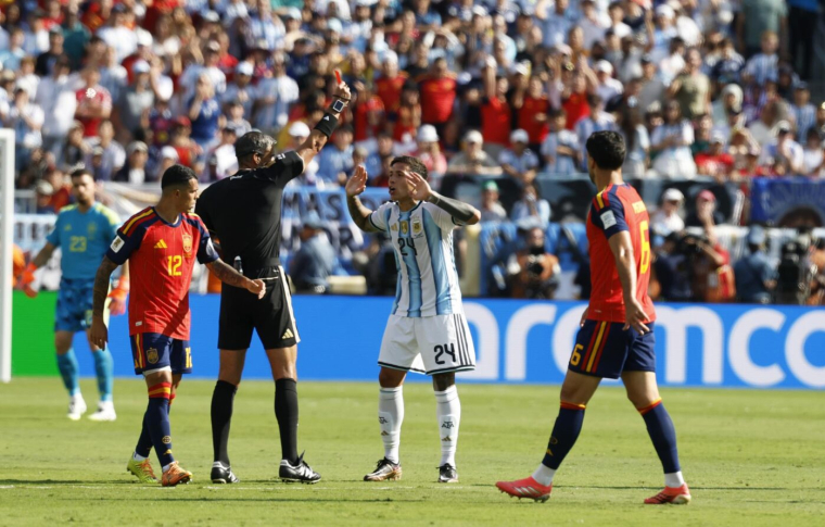 L'Argentine proche d'un record de fautes en Coupe du monde