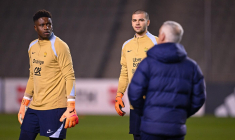 Brice Samba vient au chevet de Lucas Chevalier