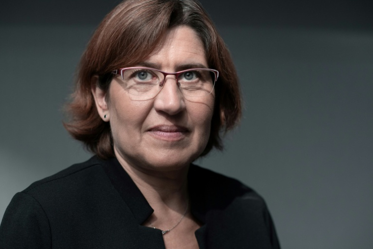 La climatologue Valérie Masson-Delmotte, le 22 septembre 2022 à Paris ( AFP / FRANCK FIFE )