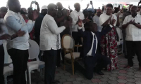 Gabon : réactions au siège de campagne d'Oligui pendant les résultats provisoires officiels