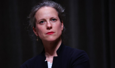 Lucie Castets à Montpellier, le 23 août 2024. ( AFP / PASCAL GUYOT )